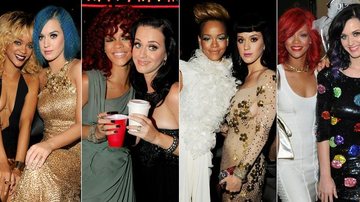 Os momentos de Katy Perry e Rihanna - Getty Images