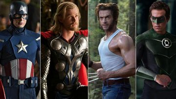 Capitão América, Thor, Wolverine e Lanterna Verde - Reprodução