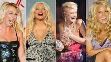 Britney Spears, Christina Aguilera, Mariah Carey e Jessica Simpson - Getty Images