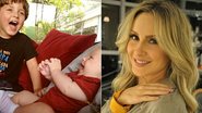 Claudia Leitte com os filhos, Davi e Rafael - Reprodução / Instagram; Divulgação