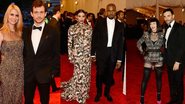 Claire Danes e o marido Hugh Dancy, Kim Kardashian e Kanye West e Madonna com o estilista Riccardo Tisci - Getty Images