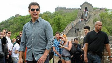 O ator Tom Cruise visita a Muralha da China - Reuters
