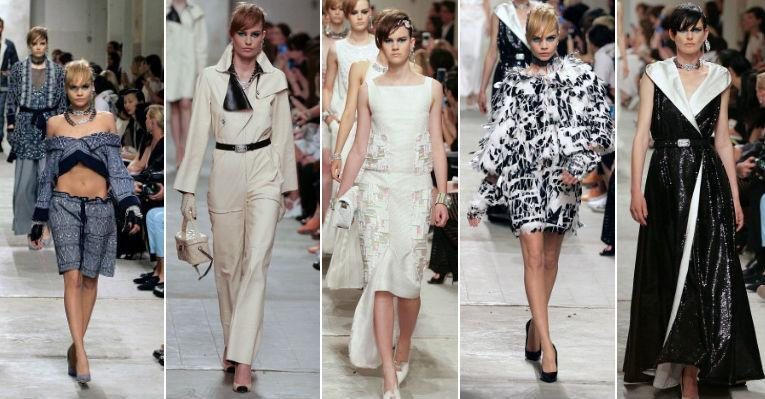 Veja a Chanel Cruise Collection assinada por Karl Lagerfeld - Foto-montagem/ Getty Images