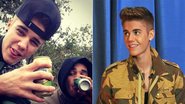 Justin Bieber consome bebida alcoólica na África do Sul - Reprodução / Instagram / Getty Images