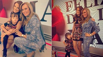 Ticiane Pinheiro comemora o Dia das Mães com Rafaella e Helô Pinheiro - Reprodução / Instagram