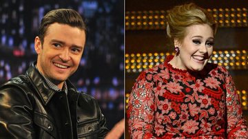 Justin Timberlake e Adele - Getty Images