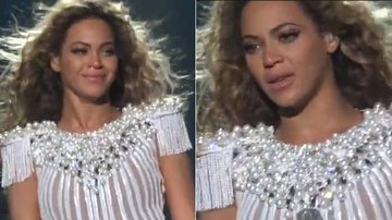 Beyoncé chora em show na Bélgica - Reprodução