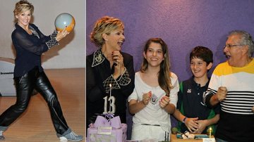 Carlos Alberto de Nóbrega e Andréa de Nóbrega comemoram o aniversário de 13 anos dos filhos Maria Fernanda e João Victor - Thiago Duran/AgNews
