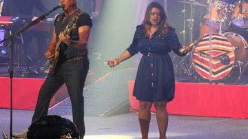 Preta Gil subiu ao palco para cantar com Lulu Santos - Anderson Borde e Léo Marinho/AgNews