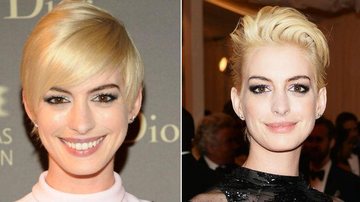 Para ter o loiro de Anne Hathaway, dois fatores são decisivos: a saúde do cabelo e o tom da pele - Foto-montagem/ Getty Images