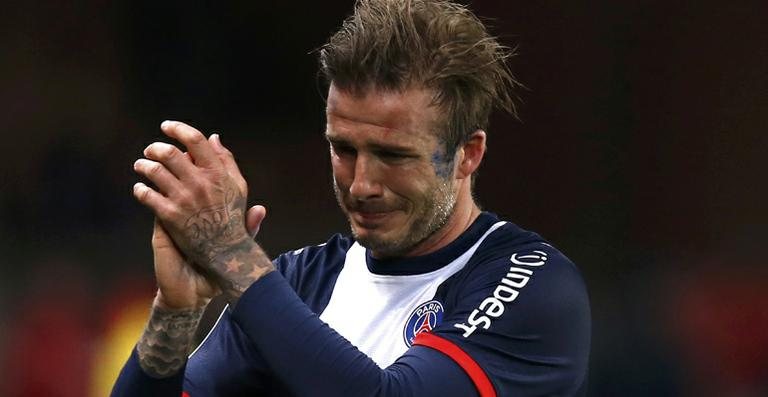 David Beckham no jogo de despedida após anunciar a aposentadoria - Reuters