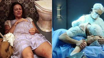 Paloma (Paolla Oliveira) dá à luz em um banheiro de bar; Luana (Gabriela Duarte) perde o bebê e morre no parto no primeiro capítulo de Amor à Vida - Amor à Vida/TV Globo