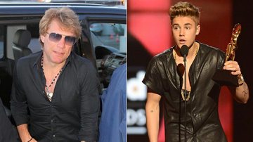 Jon Bon Jovi / Justin Bieber - Arquivo Caras/Getty Images