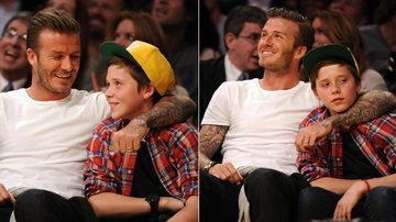 David Beckham e Brooklyn - Getty Images