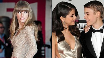 Taylor Swift tem ciúmes de Justin Bieber e Selena Gomez - Getty Images