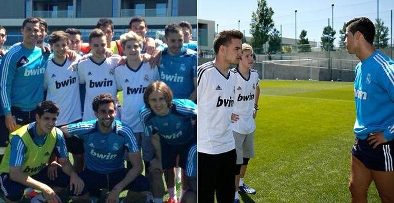 One Direction visita o treinamento do Real Madrid - Reprodução / Instagram