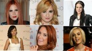 Sem medo da mudança, famosas adotam diferentes tonalidades para seus cabelos - Fotomontagem