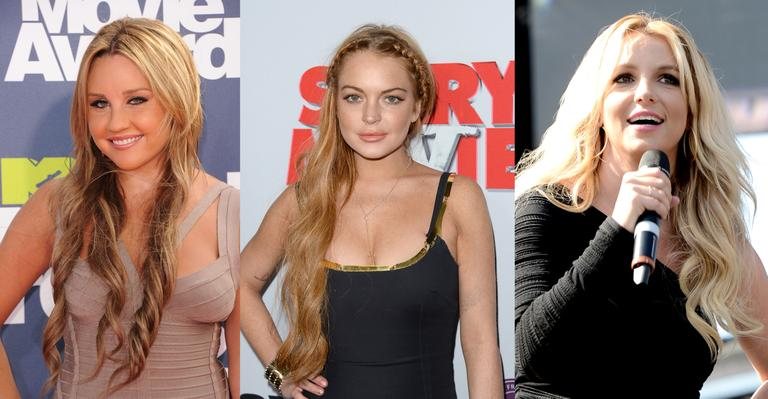 Amanda Bynes, Lindsay Lohan, Britney Spears e suas trajetórias - Getty Images