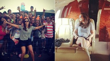 Ivete ganha festinha de fãs por seu aniversário - Instagram/Reprodução