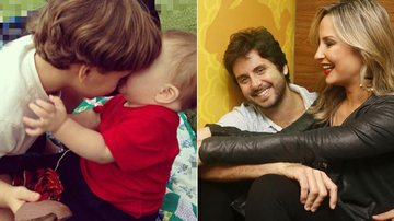 Claudia Leitte mostra foto fofa dos filhos Davi e Rafael - Instagram/Reprodução e Fred Pontes/Divulgação