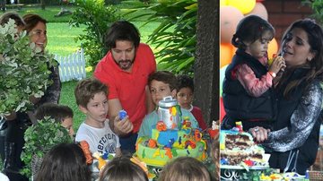 Giovanna Antonelli e Murilo Benício comemoram aniversário do filho Pietro - Francisco Silva/Léo Marinho/AgNews