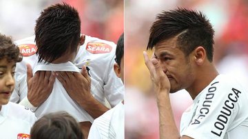 Neymar chora em último jogo pelo Santos - Reuters
