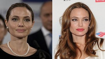 Angelina Jolie anunciou a realização do procedimento cirúrgico intitulado "mastectomia dupla" no último dia 14 - Getty Images/Foto montagem
