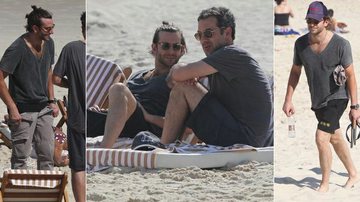 Bradley Cooper e colegas de elenco do filme 'Se Beber, Não Case 3' curtem praia no Rio de Janeiro - AgNews