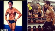 Na academia, Marcon Mion exibe corpo musculoso - Reprodução / Instagram