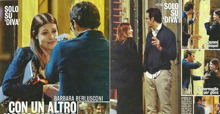 Revista italiana publica fotos de Barbara Berlusconi em suposto encontro romântico - Reprodução