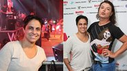 Thammy Miranda e David Brazil no show do grupo Aviões do Forró - Anderson Borde / AgNws
