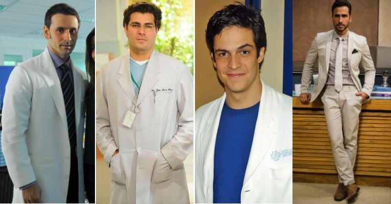 As novelas sempre têm atores que interpretam médicos charmosos e bonitões - TV Globo