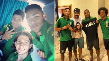 Neymar se diverte em treino com a seleção brasileira - Reprodução / Instagram