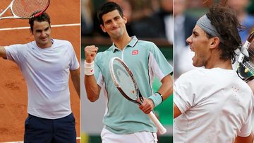 Roger Federer, Novak Djokovic e Rafael Nadal alcançam as quartas de final em Roland Garros - Reuters