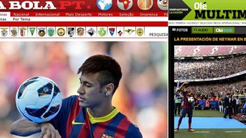 Neymar: imprensa internacional destaca apresentação do craque no Barcelona - Reprodução