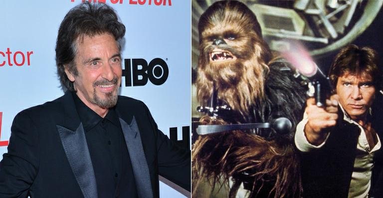 Al Pacino não quis ser Han Solo em 'Star Wars' - Getty Images/ Divulgação