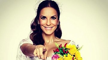 Ivete Sangalo posa vestida de noiva - Reprodução / Instagram