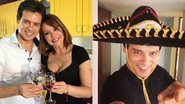 Celso Portiolli vai ao México gravar com Gabriela Spanic para o Domingo Legal - Instagram/Reprodução