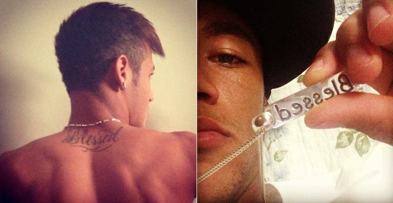 Neymar exibe tatuagem nas costas - Instagram/Reprodução