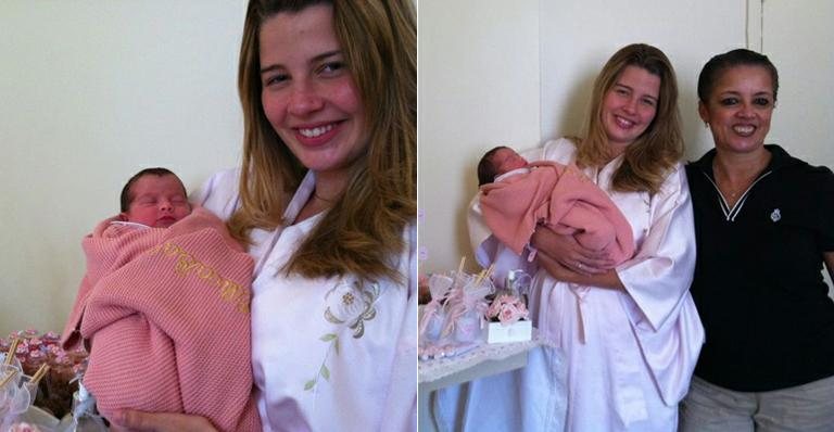 Debby Lagranha: primeiras fotos com a filha - Divulgação