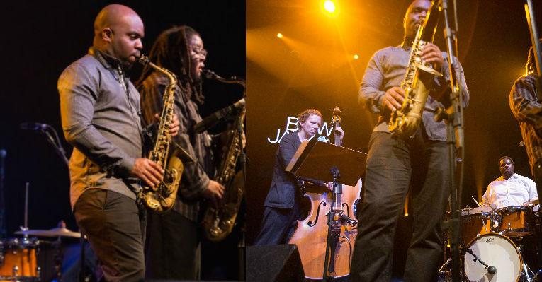 Jaleel Shaw durante apresentação do Jonathan Blake Quintet em São Paulo, no BMW Jazz Festival - Marcos Hermes/ Divulgação