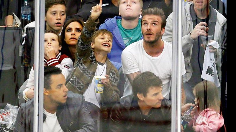 David Beckham e Tom Cruise - Reuters