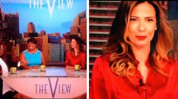 Luciana Gimenez participa do programa The View, da rede ABC - Reprodução/TV