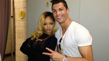 Cristiano Ronaldo e Rihanna - Reprodução
