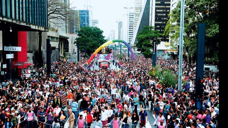 Parada Gay - Francisco Cepeda e Léo Franco