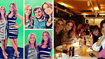 Ticiana Pinheiro grava programa com a mãe e se diverte com amigas a noite. - Reprodução/Instagram