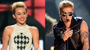 Justin Bieber e Miley Cyrus - Getty Images