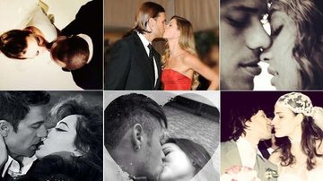 Confira 20 beijos de casais famosos neste Dia dos Namorados - Fotomontagem