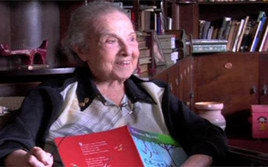 A escritora  Tatiana Belinky, que morreu aos 94 anos - Reprodução/TV