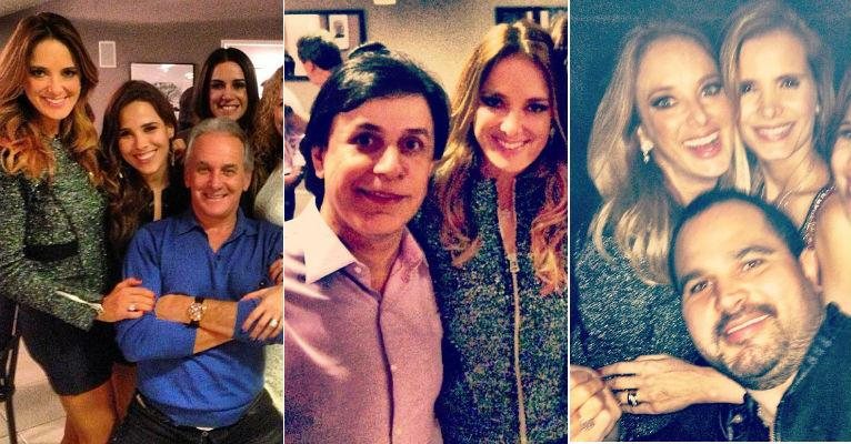 Ticiane Pinheiro encontrou os amigos famosos - Reprodução/Instagram